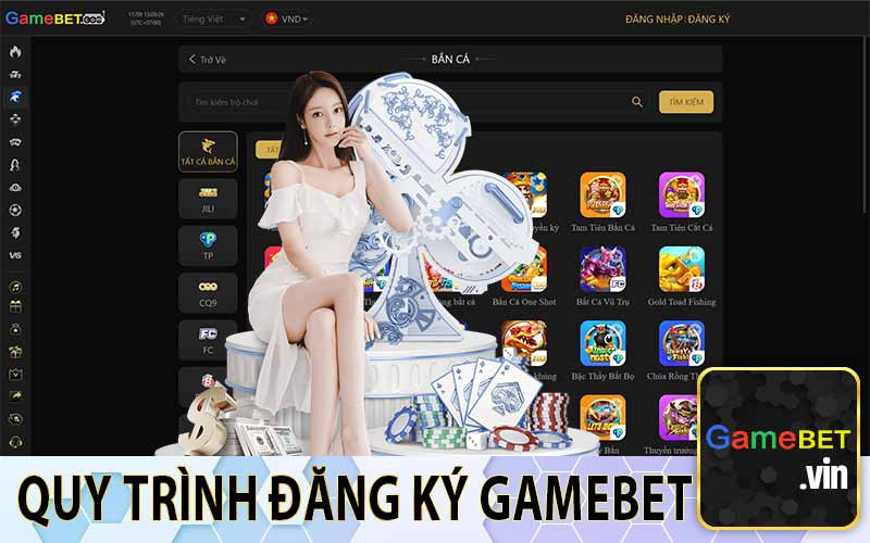 Quy trình đăng ký GAMEBET