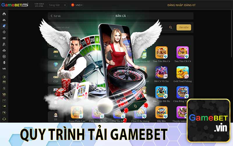 Quy trình tải GAMEBET