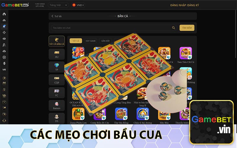 Các Mẹo Chơi Bầu Cua
